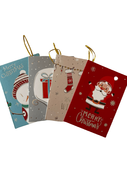 Set de 4 Tarjetas de Navidad