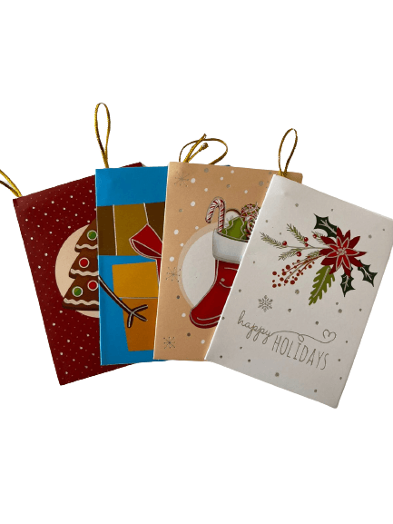Set de 4 Tarjetas de Navidad
