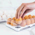 Organizador De Huevos Clear Fresh 18 Un OU